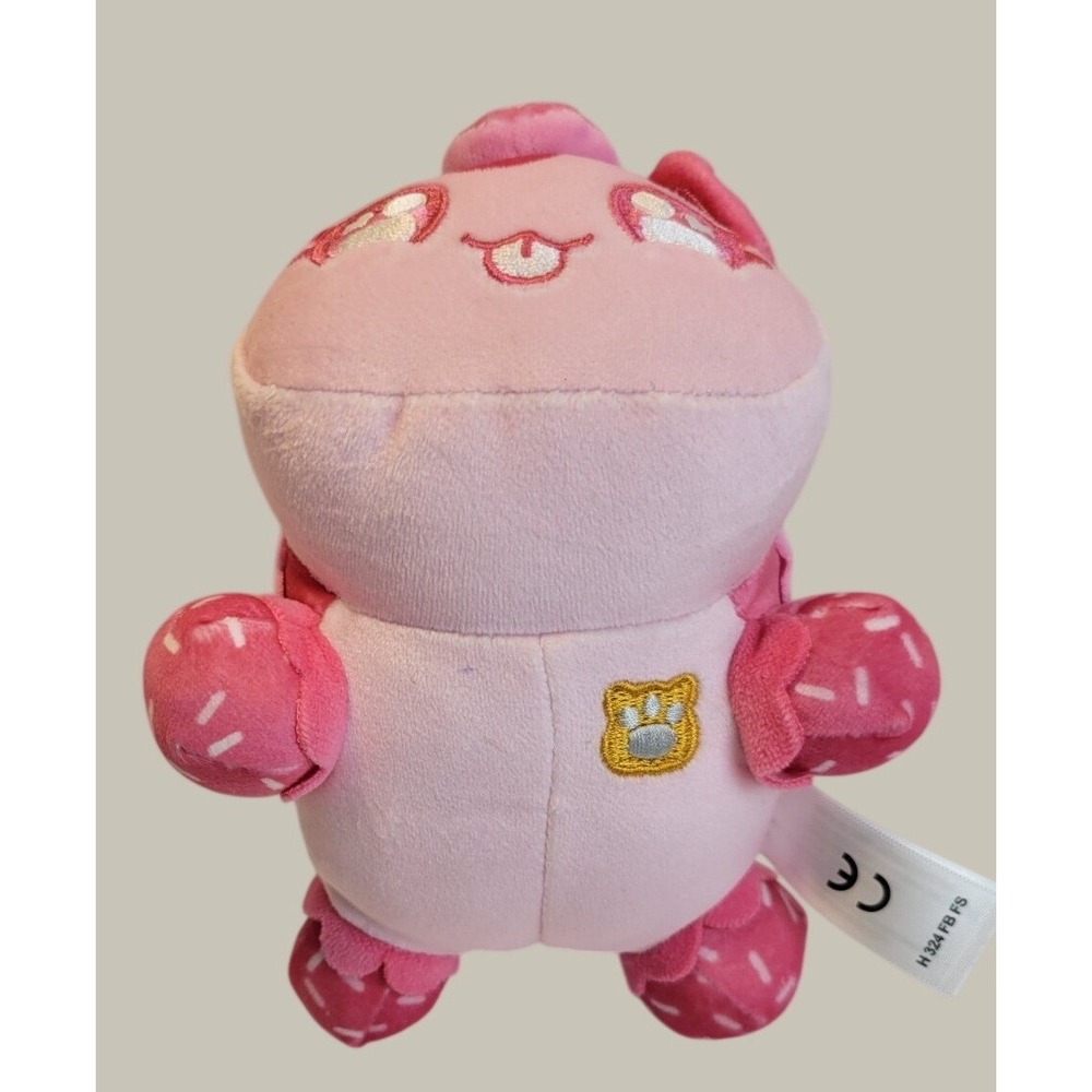 Aphmau MeeMeows Mystery Plush Strawberry Cake Cat Foodie Kawaii Collectible Pink